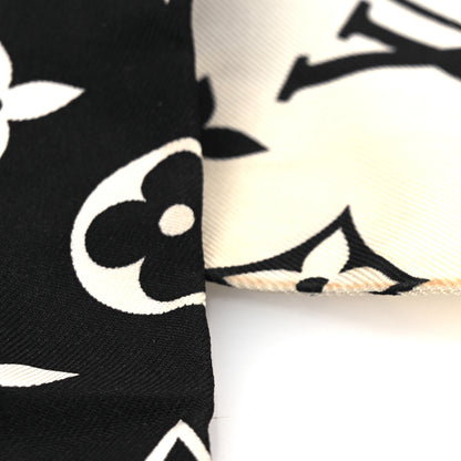 Louis Vuitton Silk Monogram Confidential Bandeau Black 5 of 5