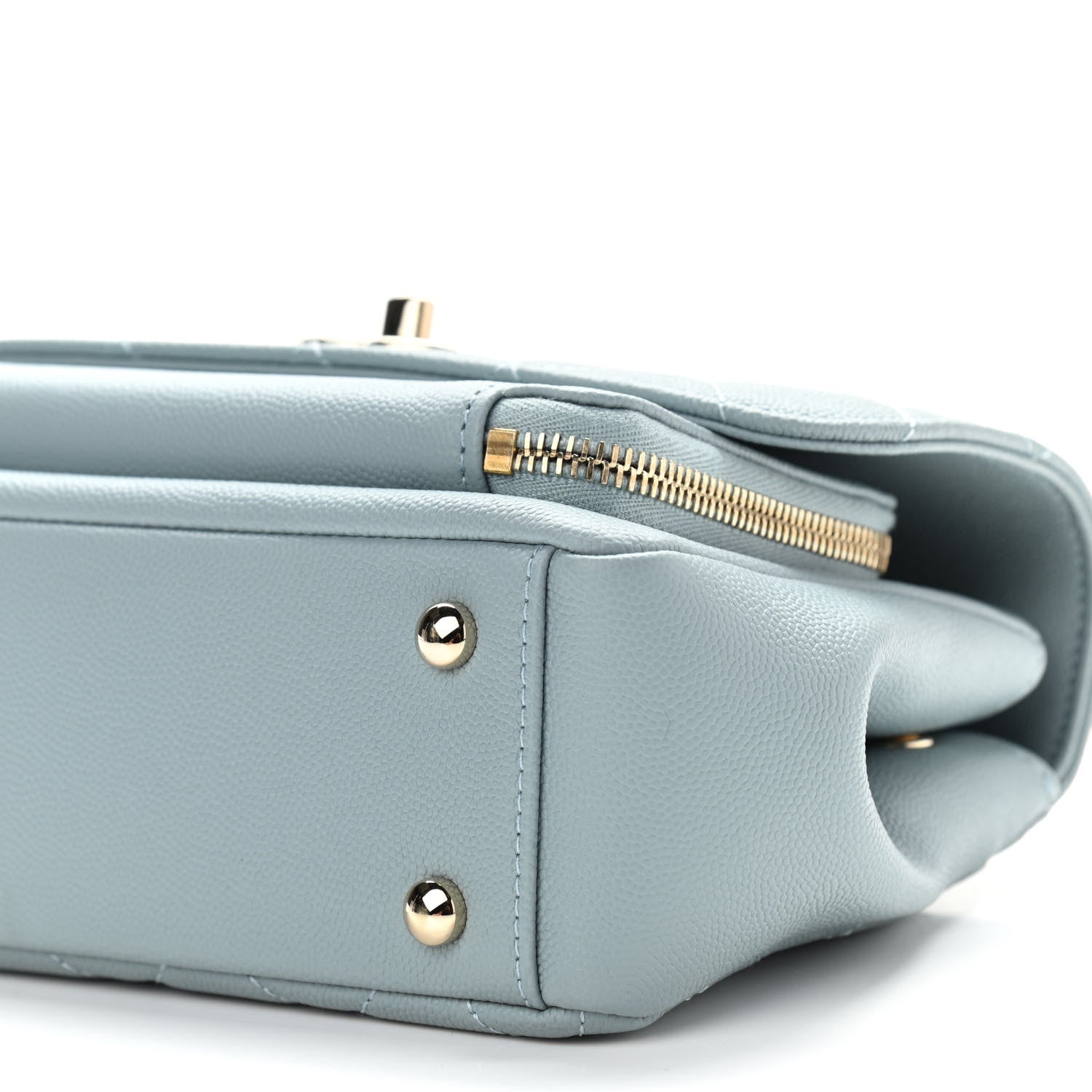 Chanel Caviar Quilted Small Business Affinity Flap Light Blue 10 of 11