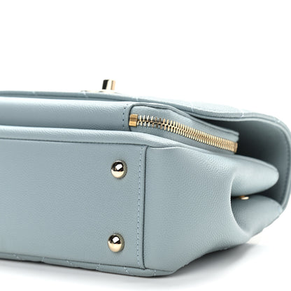 Chanel Caviar Quilted Small Business Affinity Flap Light Blue 10 of 11