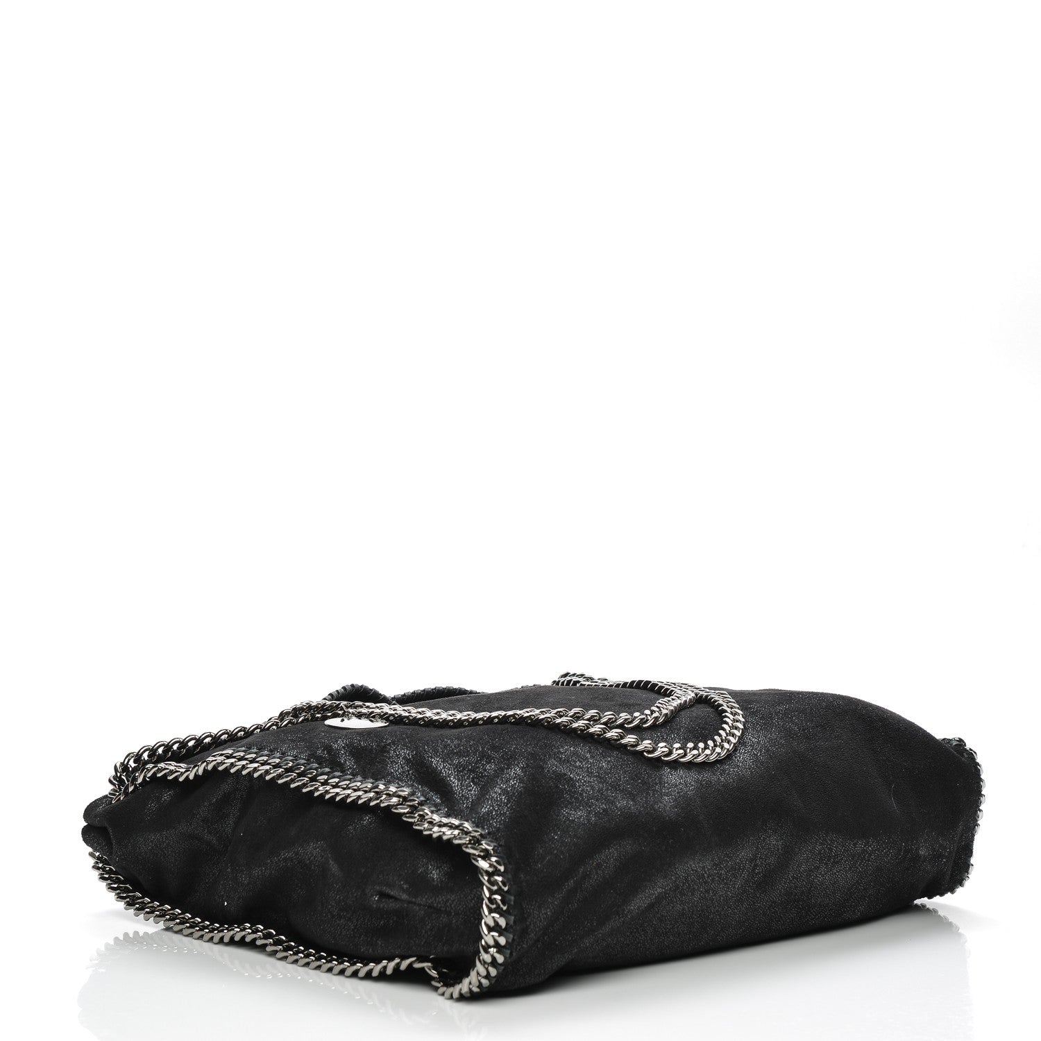 Stella McCartney Shaggy Deer Big Falabella Tote Black 4 of 7