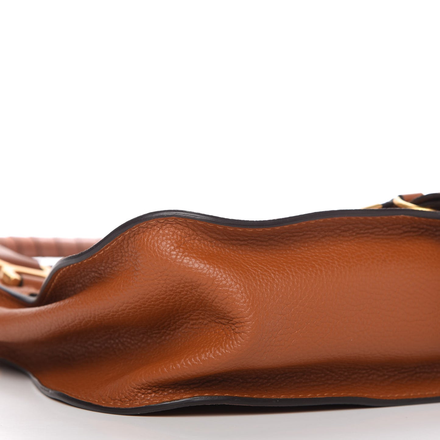 Calfskin Medium Marcie Satchel Tan