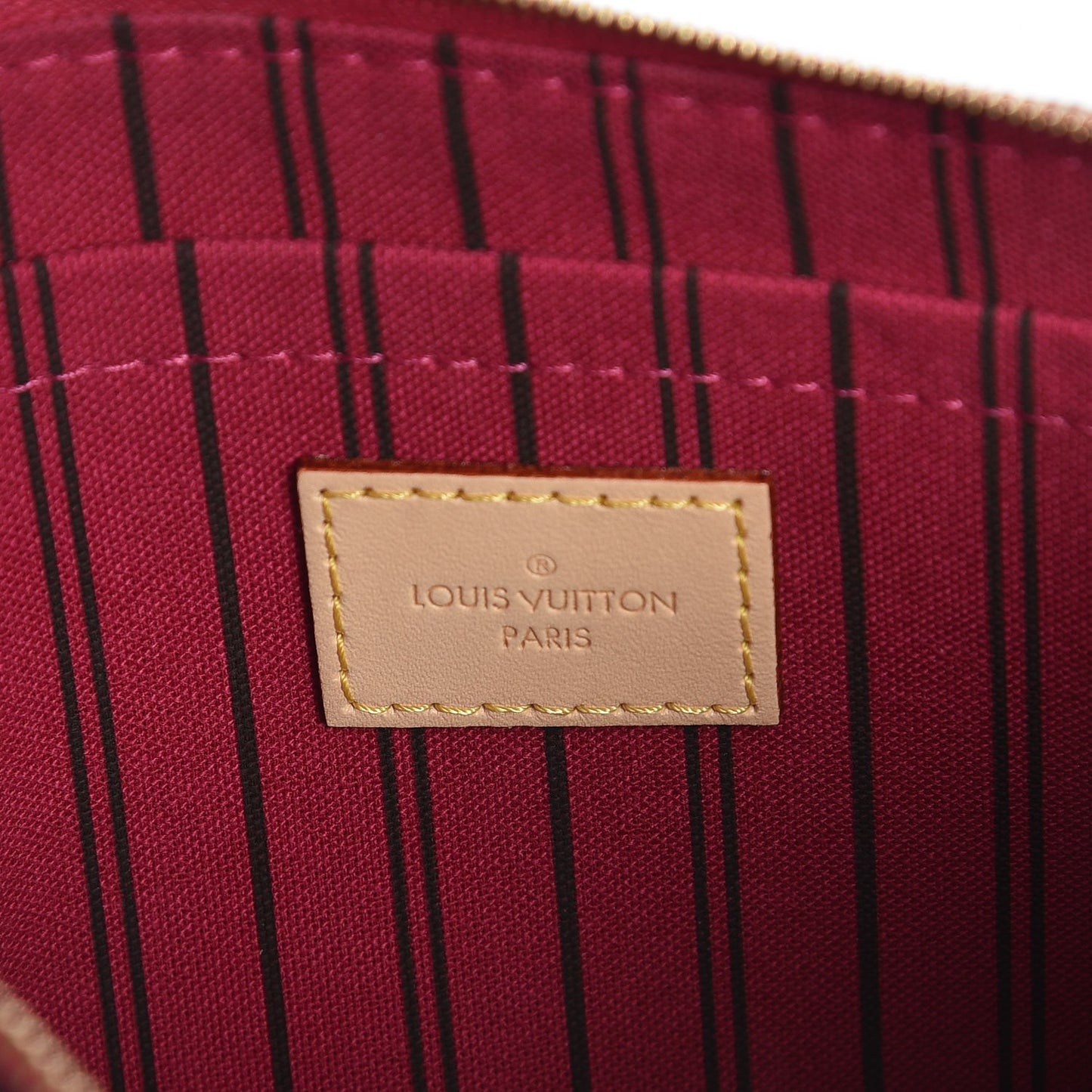 Monogram Neverfull MM GM Pochette Pivoine