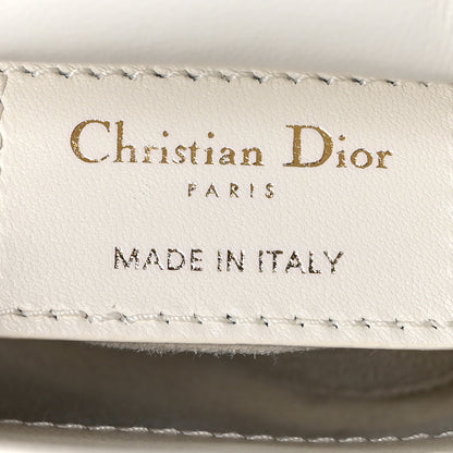 Christian Dior Lambskin Cannage Micro Lady Dior Latte 6 of 10