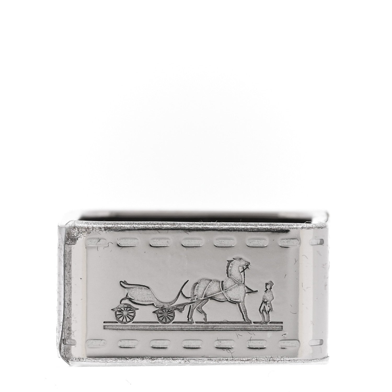 Hermes Palladium Bolduc Scarf Ring 1 of 4