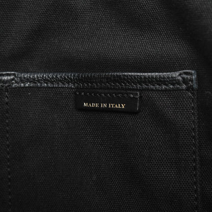 Burberry Derby Calfskin House Check Medium Welburn Tote Black 7 of 14