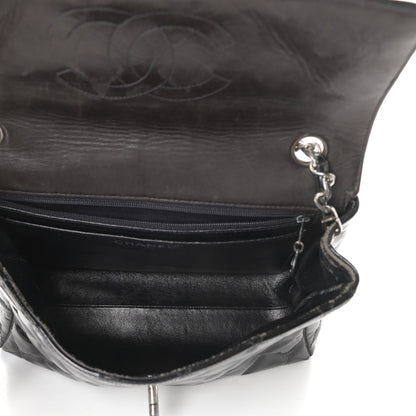 Chanel Patent Quilted Medium Single Flap Black 5 of 10