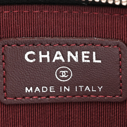 Chanel Lambskin Quilted Classic Zip Pouch Black 6 of 10