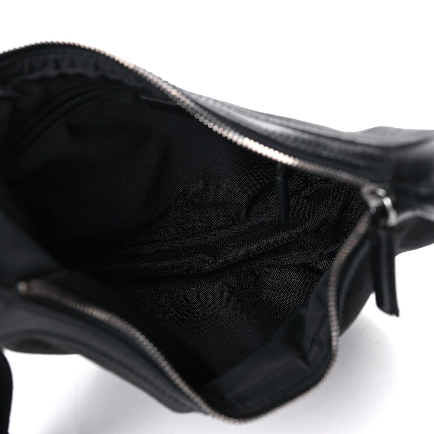 Denim Monogram Shoulder Bag Black