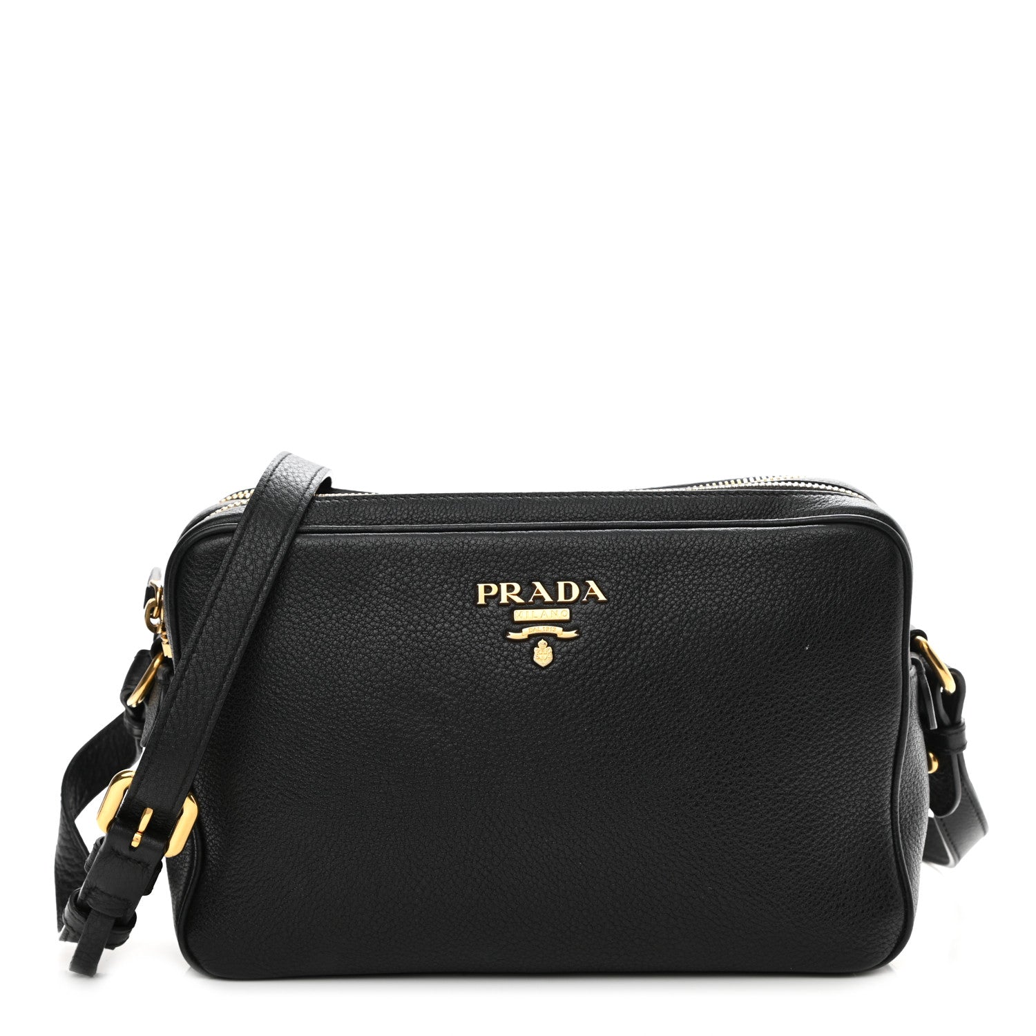 Prada Vitello Phenix Camera Bag Black 1 of 12