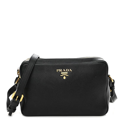 Prada Vitello Phenix Camera Bag Black 1 of 12