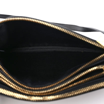 Celine Lambskin Small Trio Crossbody Bag Black 6 of 12