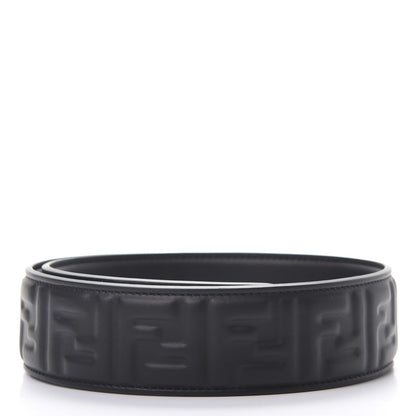 Fendi Vitello Grace FF 1974 Embossed Strap You Black 2 of 4