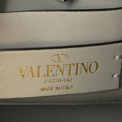 Valentino Garavani Nappa Mini Roman Stud The Handle Bag Ivory 6 of 9