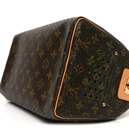 Louis Vuitton Monogram Perforated Speedy 30 Green 8 of 8