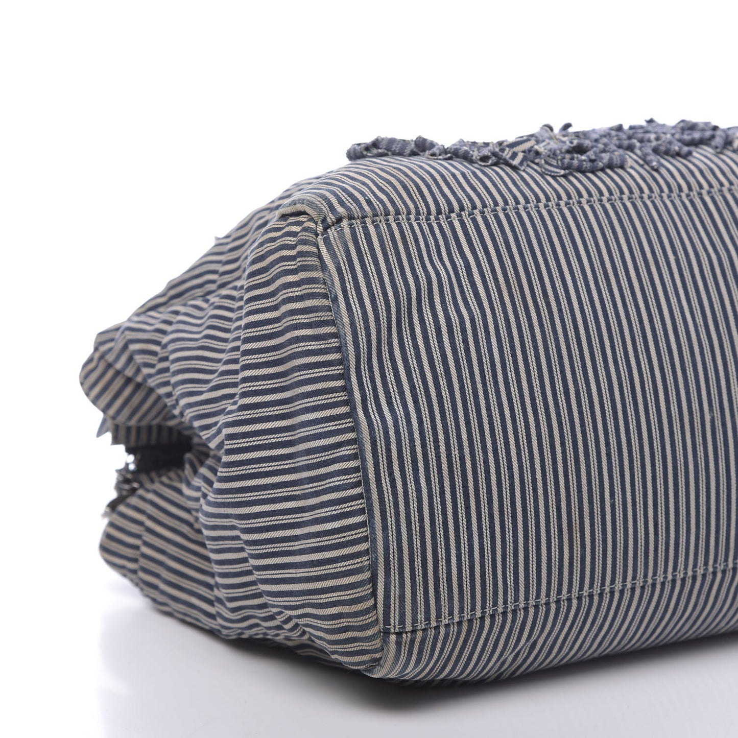 Canvas Sequin Stripe CC Tote Blue