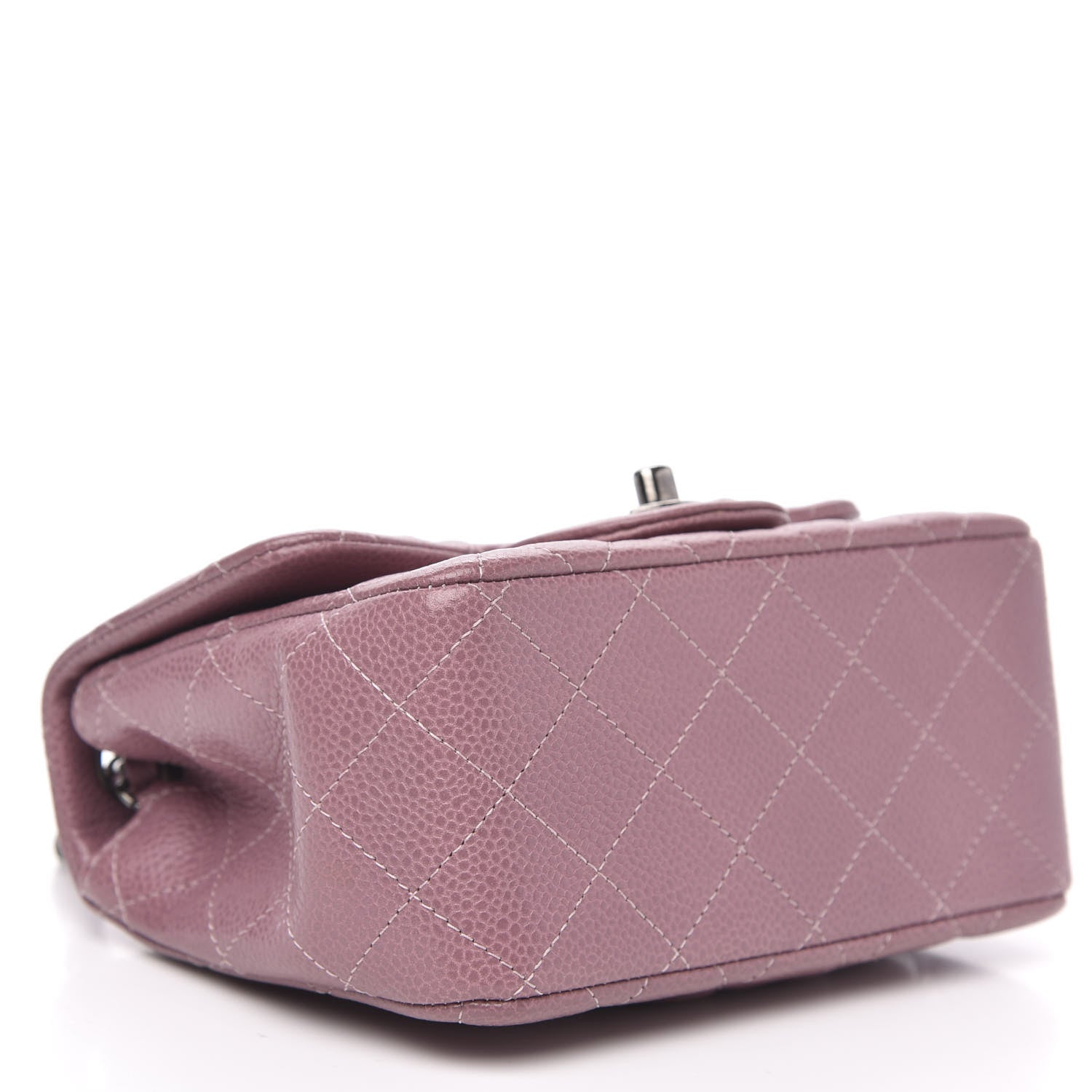 Chanel Caviar Quilted Mini Square Flap Pink 4 of 10