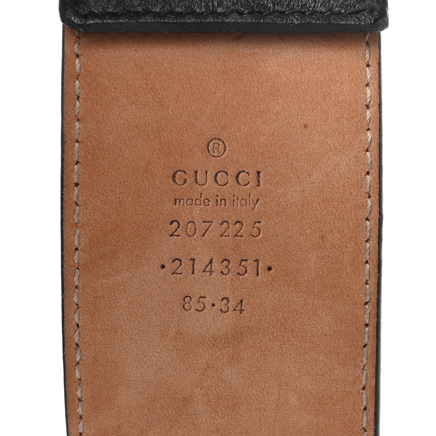 Calfskin Horsebit Studded Buckle Belt 85 34 Black