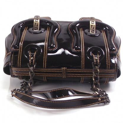 Fendi Patent B Bag Black 5 of 11