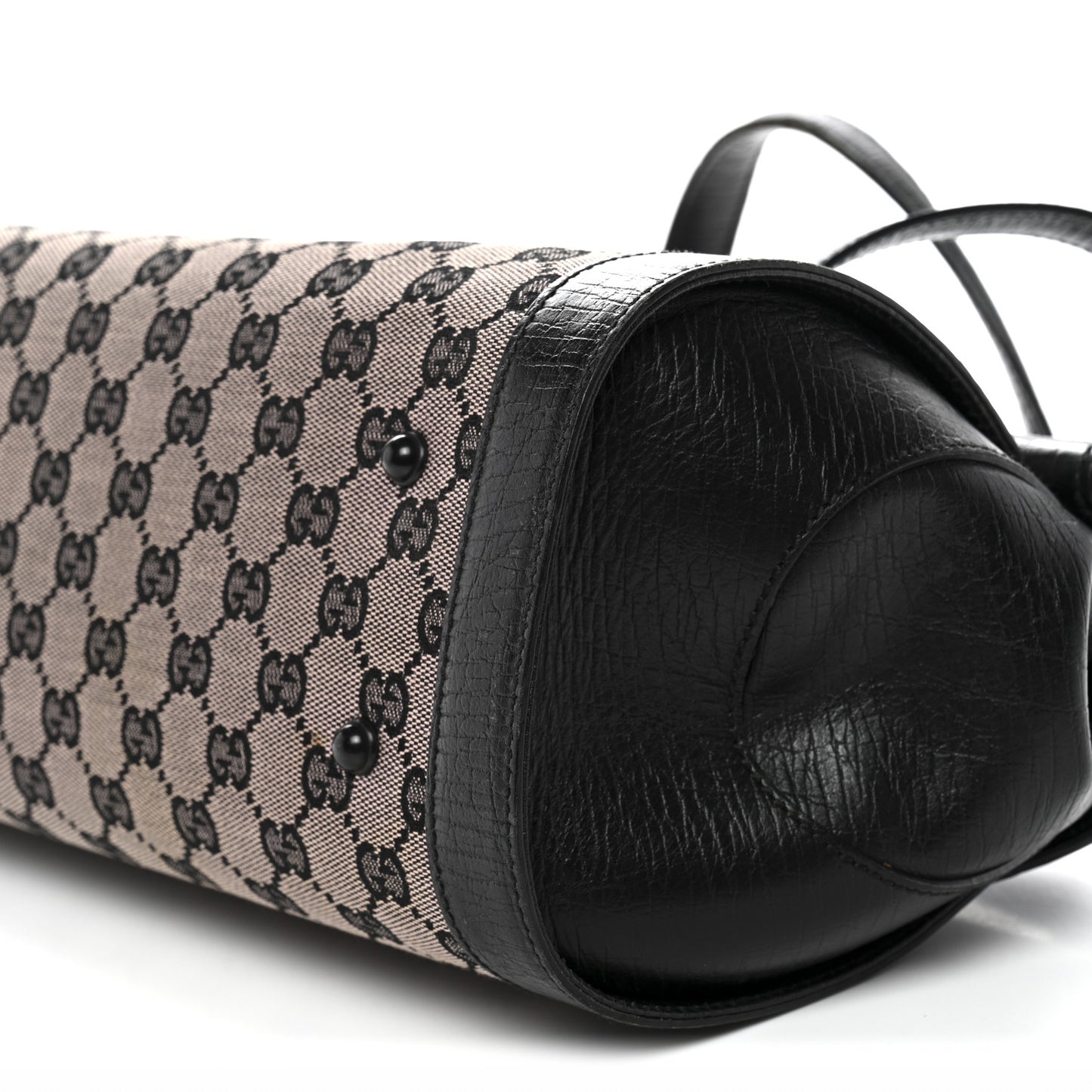 Monogram Bamboo Bullet Handbag Black