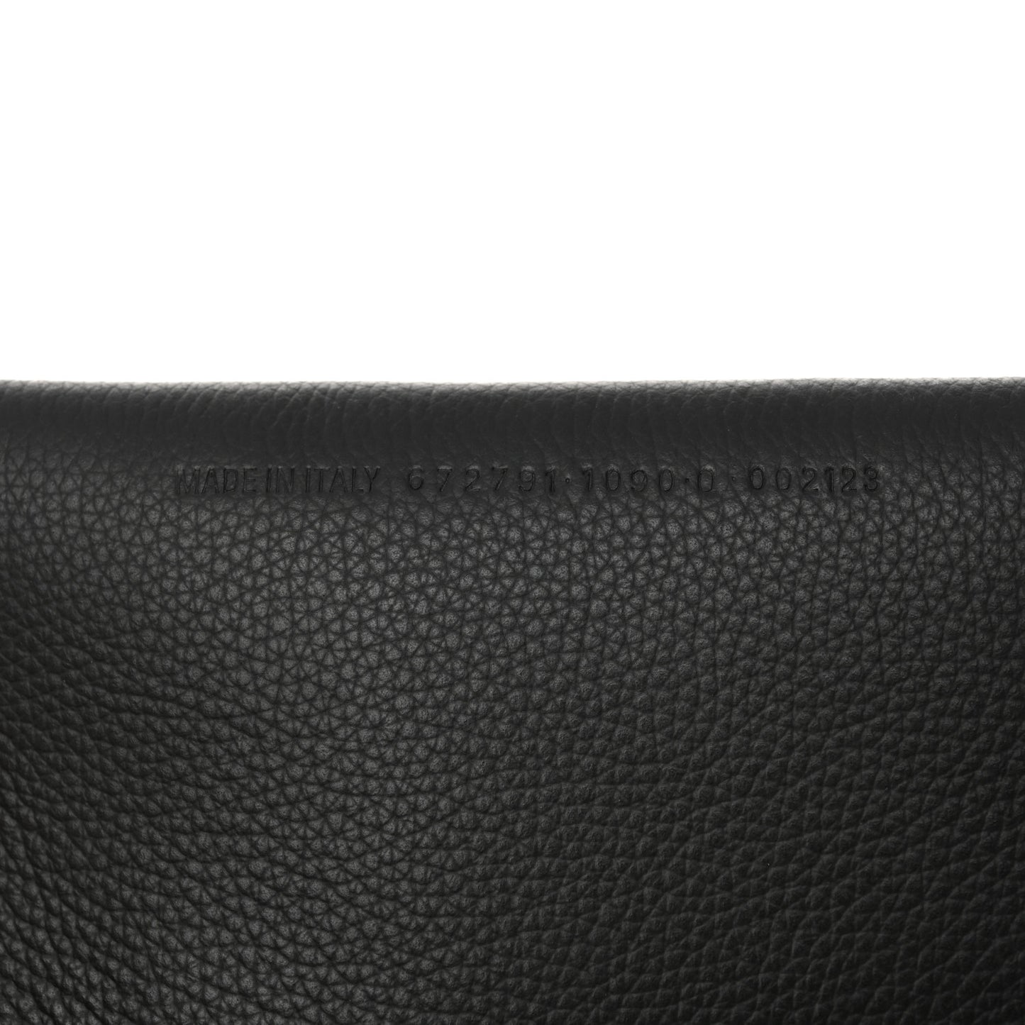 Grained Calfskin Small Everyday North South Shoulder Tote Bag Black