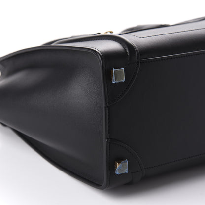 Celine Smooth Calfskin Micro Luggage Black 6 of 10
