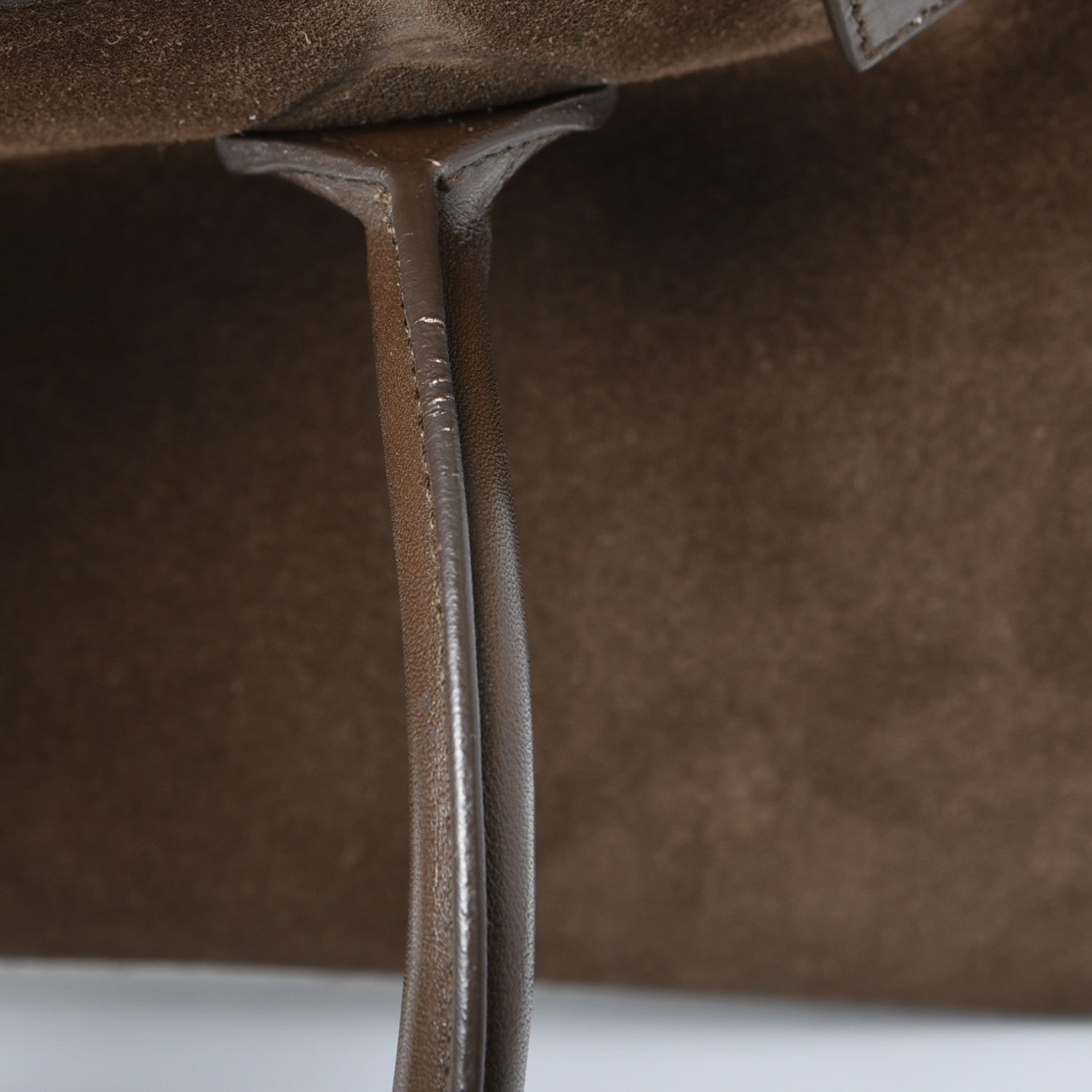 Saint Laurent Suede Large Sac De Jour Carryall Military Brown 17 of 18