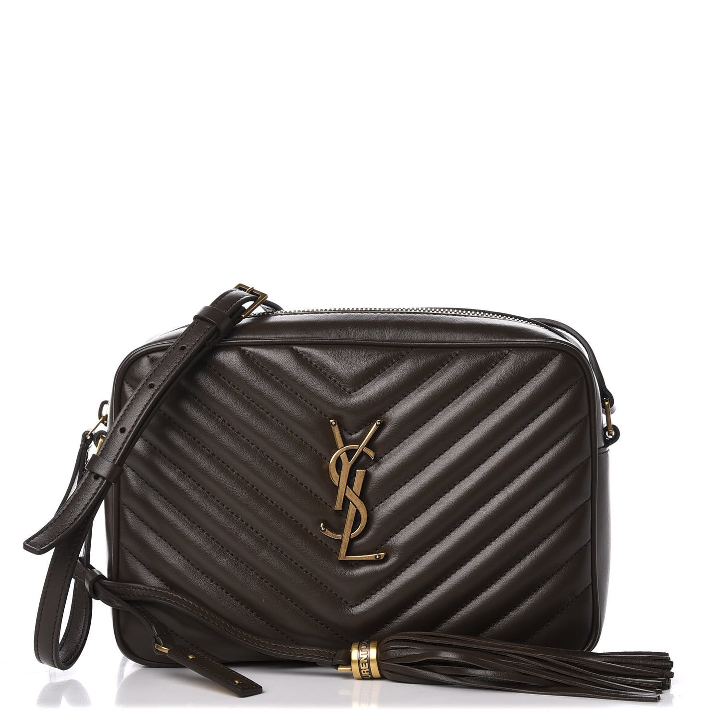 Calfskin Matelasse Monogram Lou Camera Bag Faggio