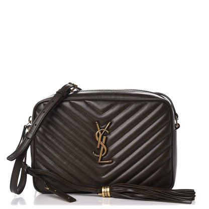 Saint Laurent Calfskin Matelasse Monogram Lou Camera Bag Faggio 1 of 9