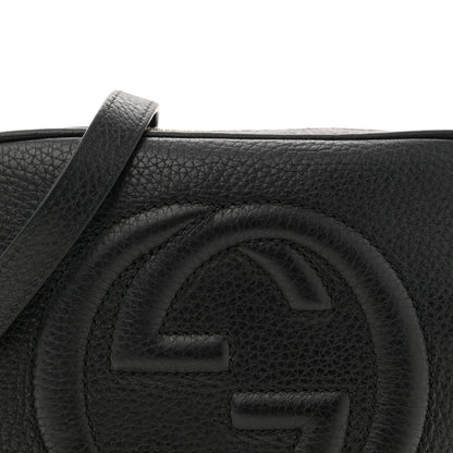 Gucci Pebbled Calfskin Small Soho Disco Bag Black 9 of 14