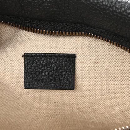Gucci Grained Calfskin Small Logo Belt Bag Black 6 of 8