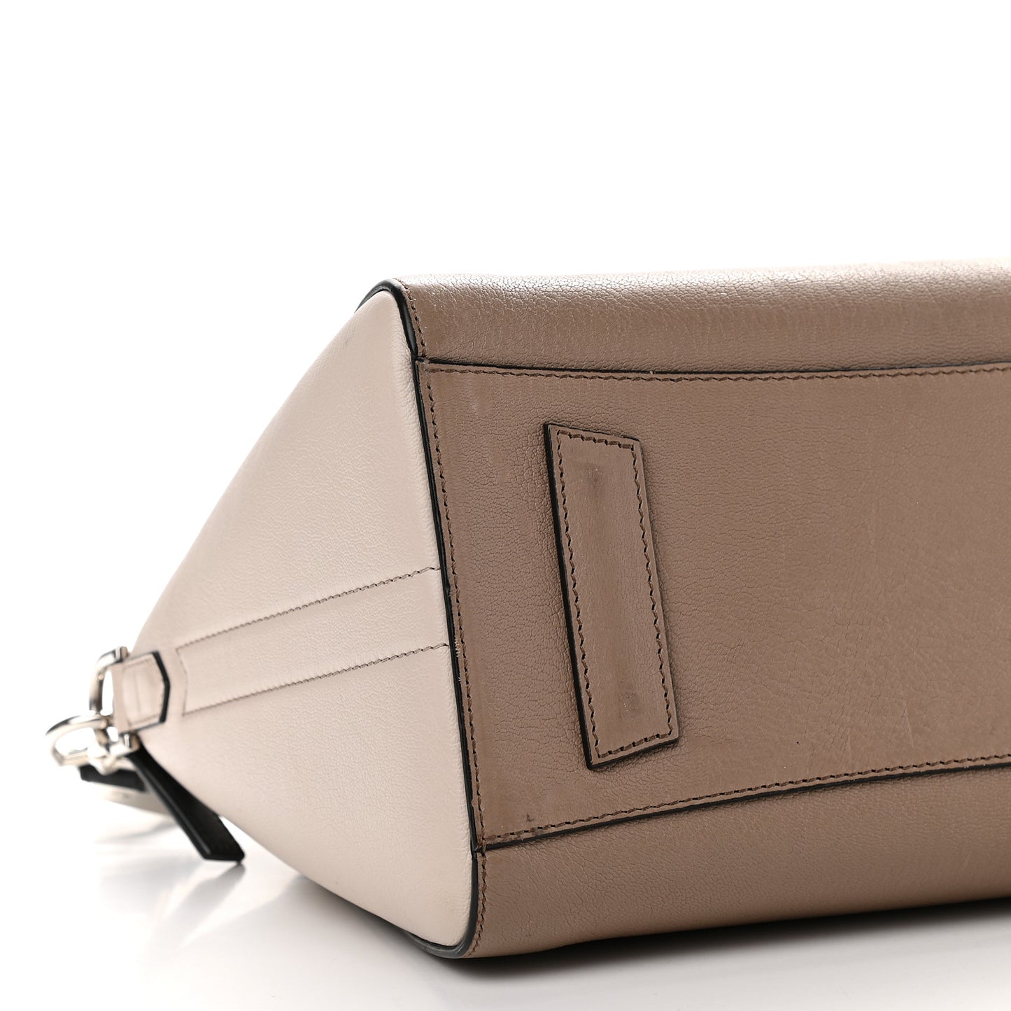 Sugar Goatskin Small Tri-Color Antigona Linen