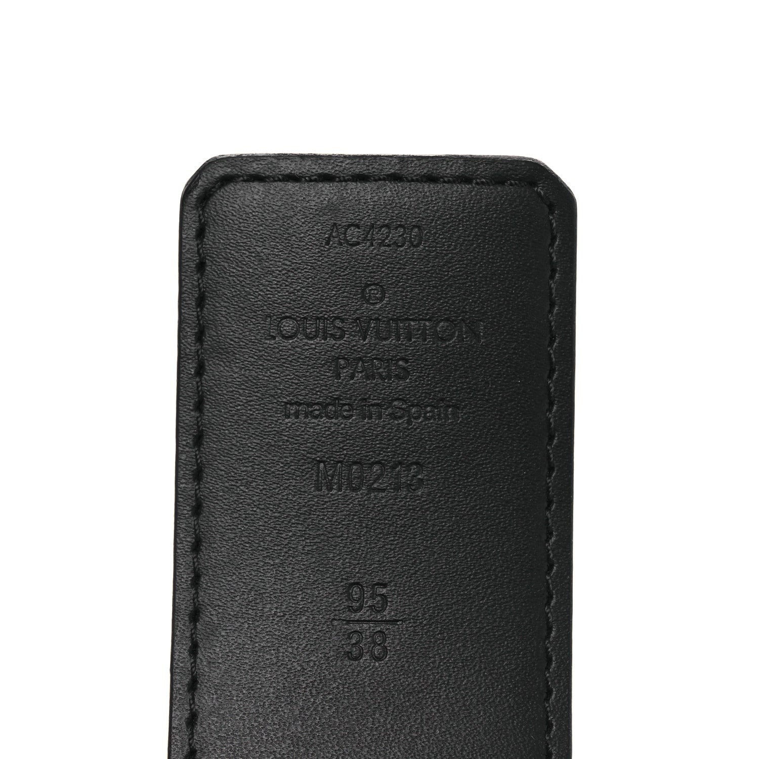 Louis Vuitton Damier Graphite 40mm LV Initiales Belt 95 38 5 of 6