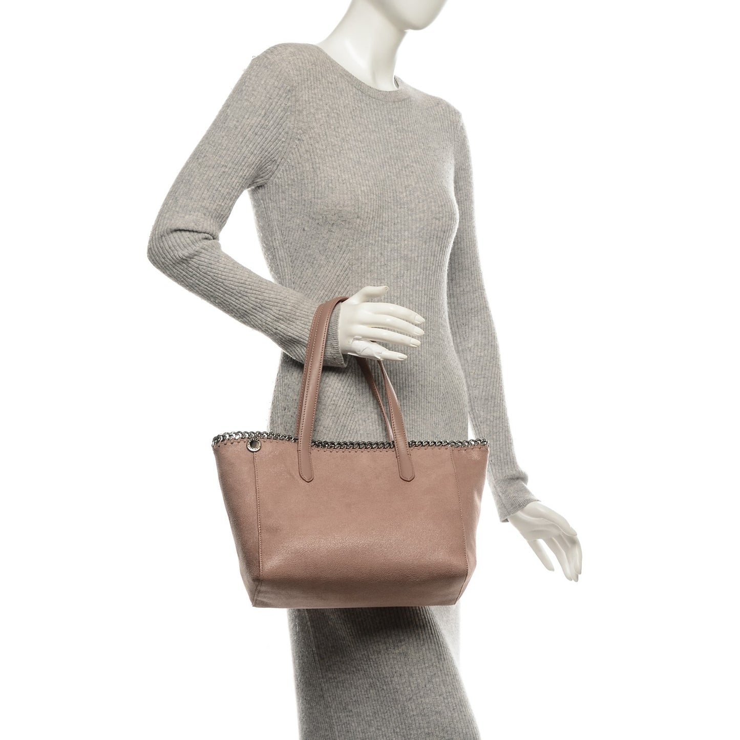 Shaggy Deer Falabella East West Shopper Tote Pink