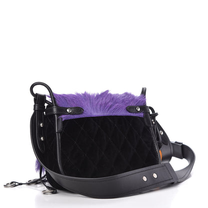 Prada Calf Hair Velluto Corsaire Antic Crossbody Bag Giacinto Black 3 of 10
