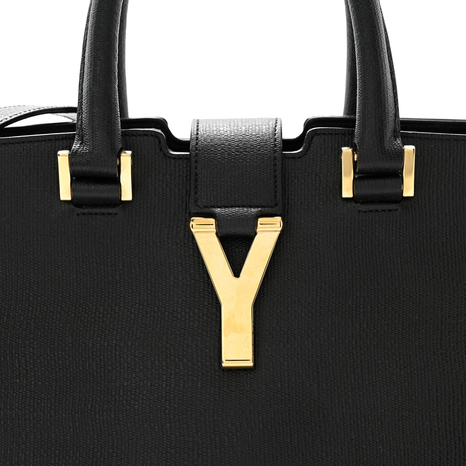 Saint Laurent Textured Calfskin Small Classic Y Cabas Black 8 of 11