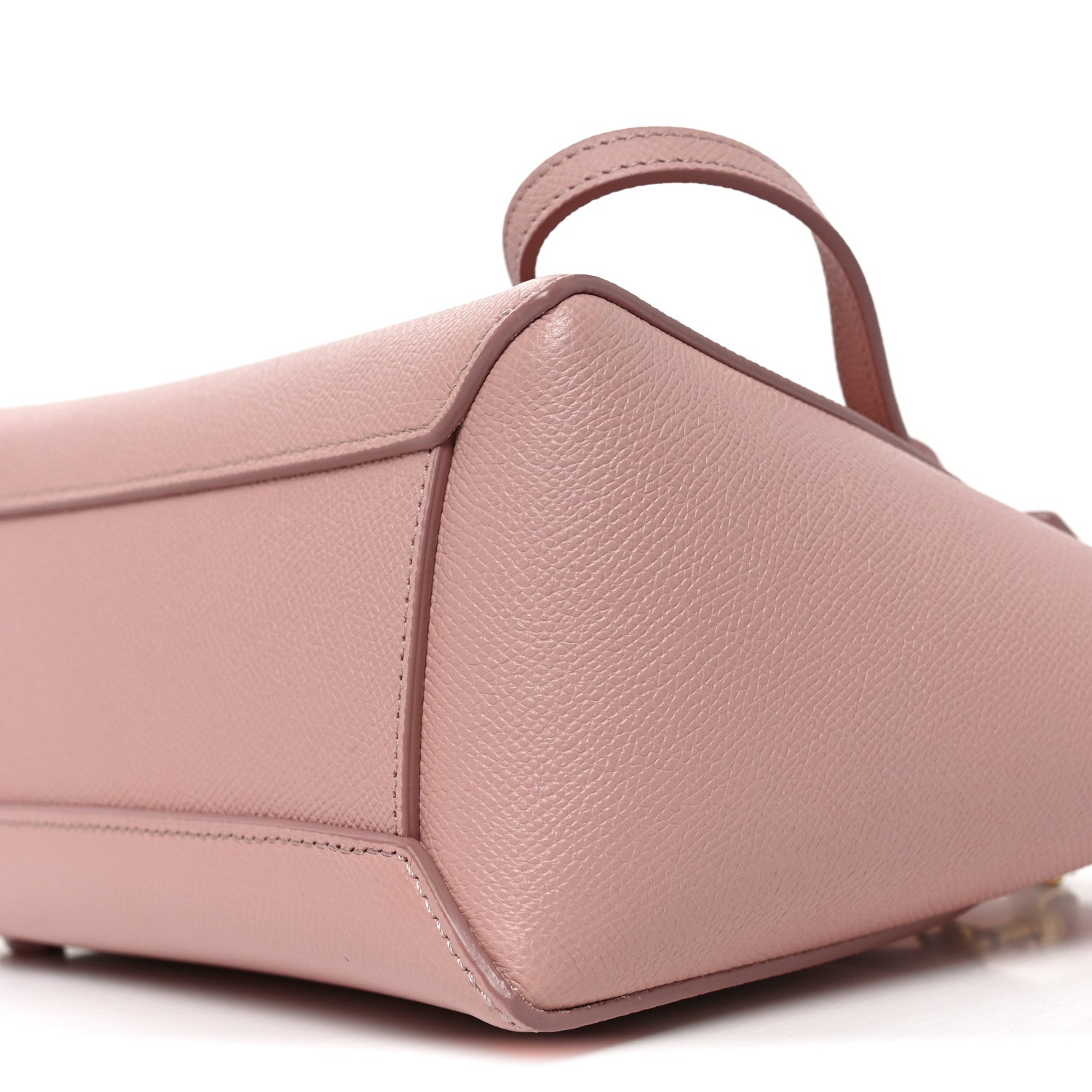 Celine Grained Calfskin Nano Belt Bag Vintage Pink 8 of 8