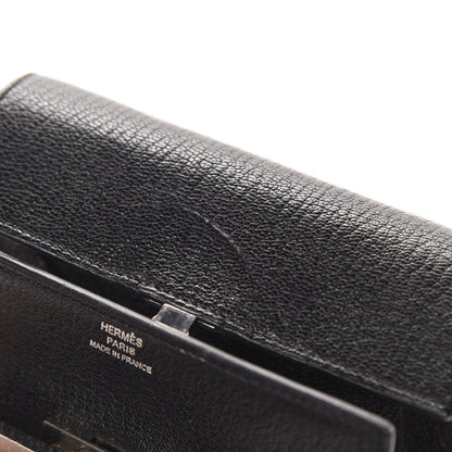 Hermes Chevre Chamkila Mini Cinhetic Wallet Black 12 of 13