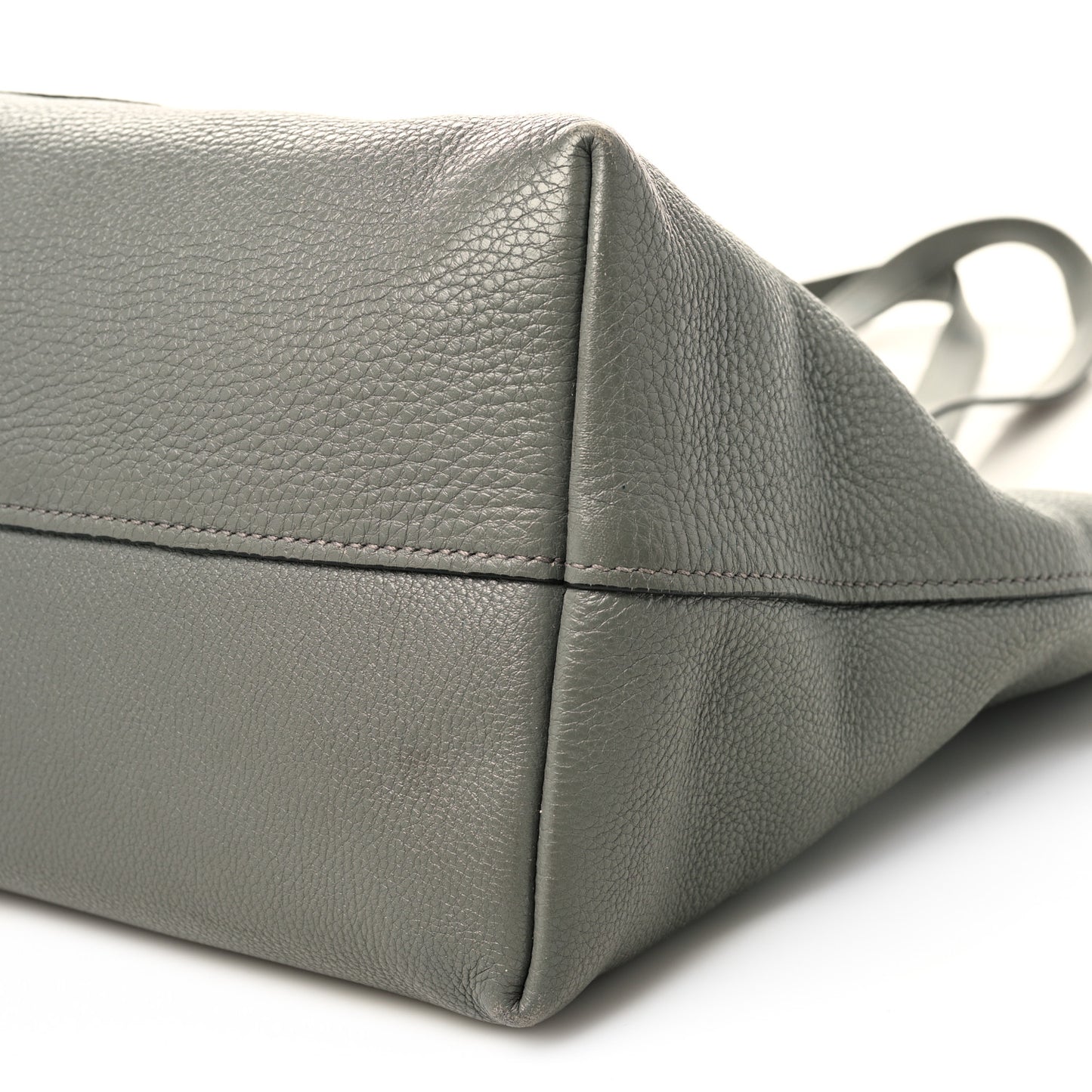 Vitello Daino Pocket Shopping Tote Marmo