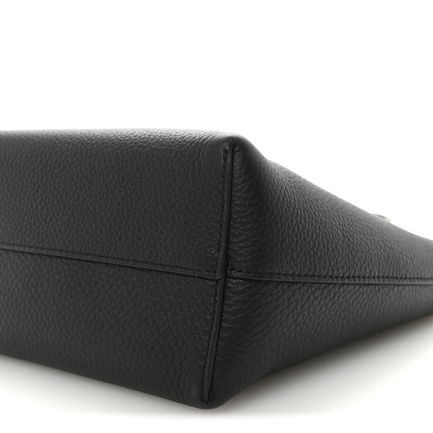 Grained Calfskin Small Park Tote Black