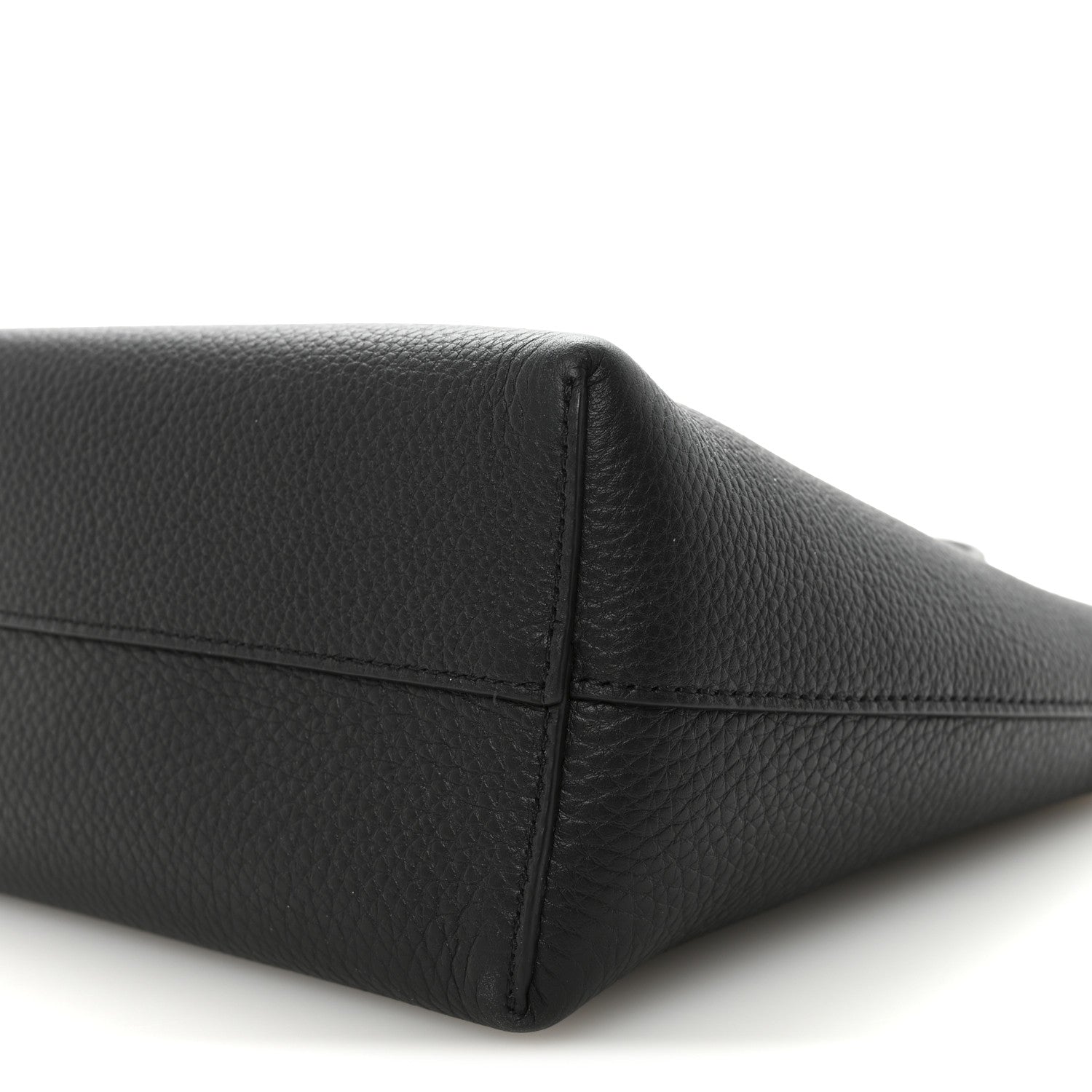 The Row Grained Calfskin Small Park Tote Black 9 of 9