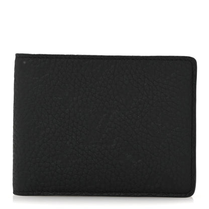Louis Vuitton Taurillon Monogram Multiple Wallet Black 1 of 6