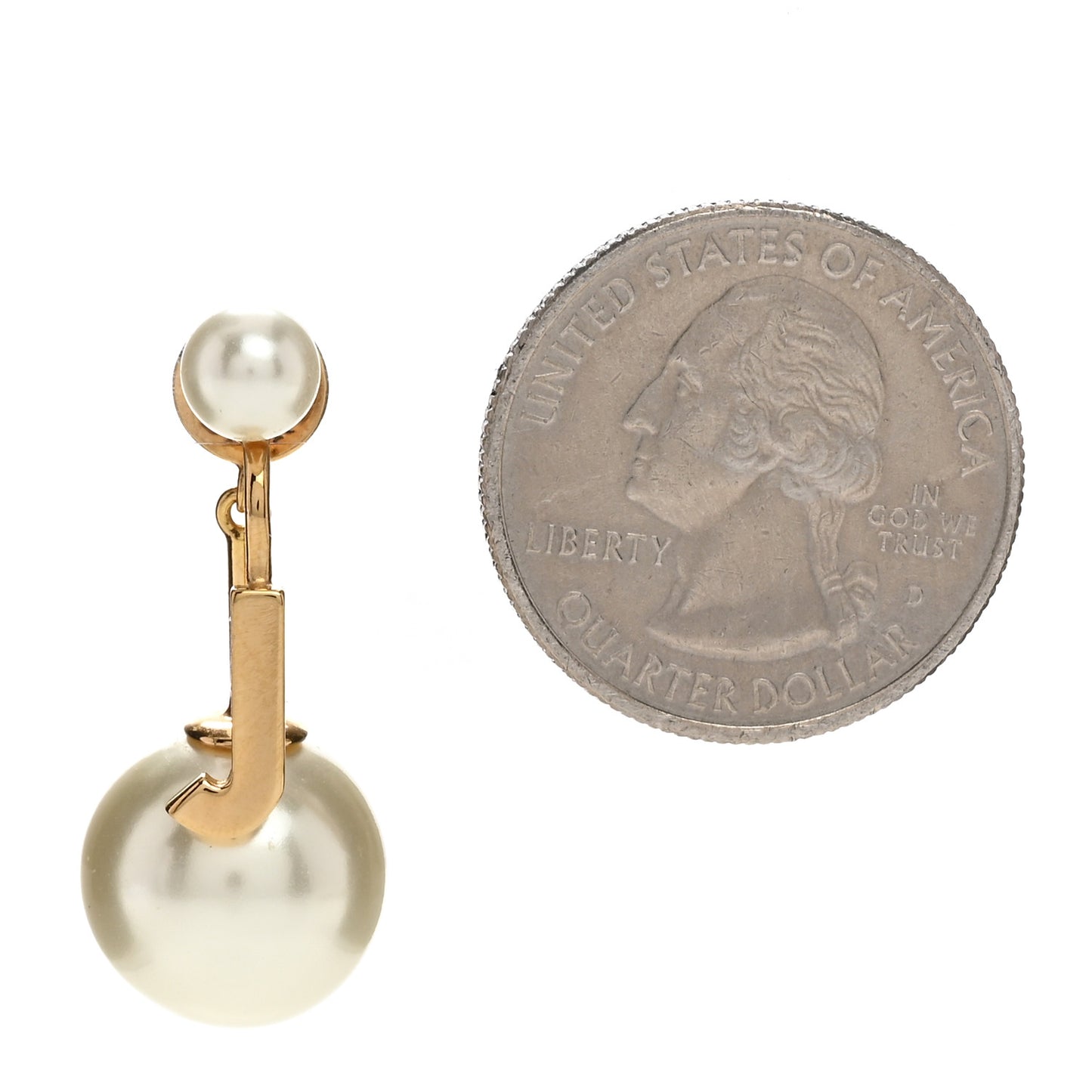 Pearl My ABCDior J Tribale Earring Gold