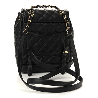 Chanel Calfskin Quilted Mini Urban Spirit Backpack Black 3 of 9