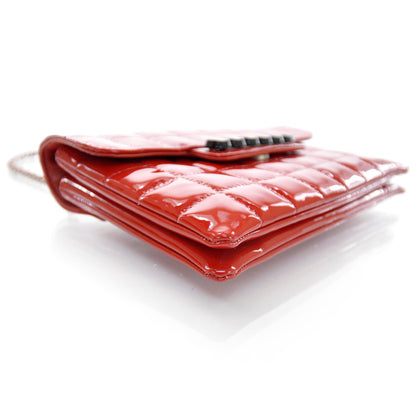 Chanel Patent Computer Keys Flap Red 4 of 8