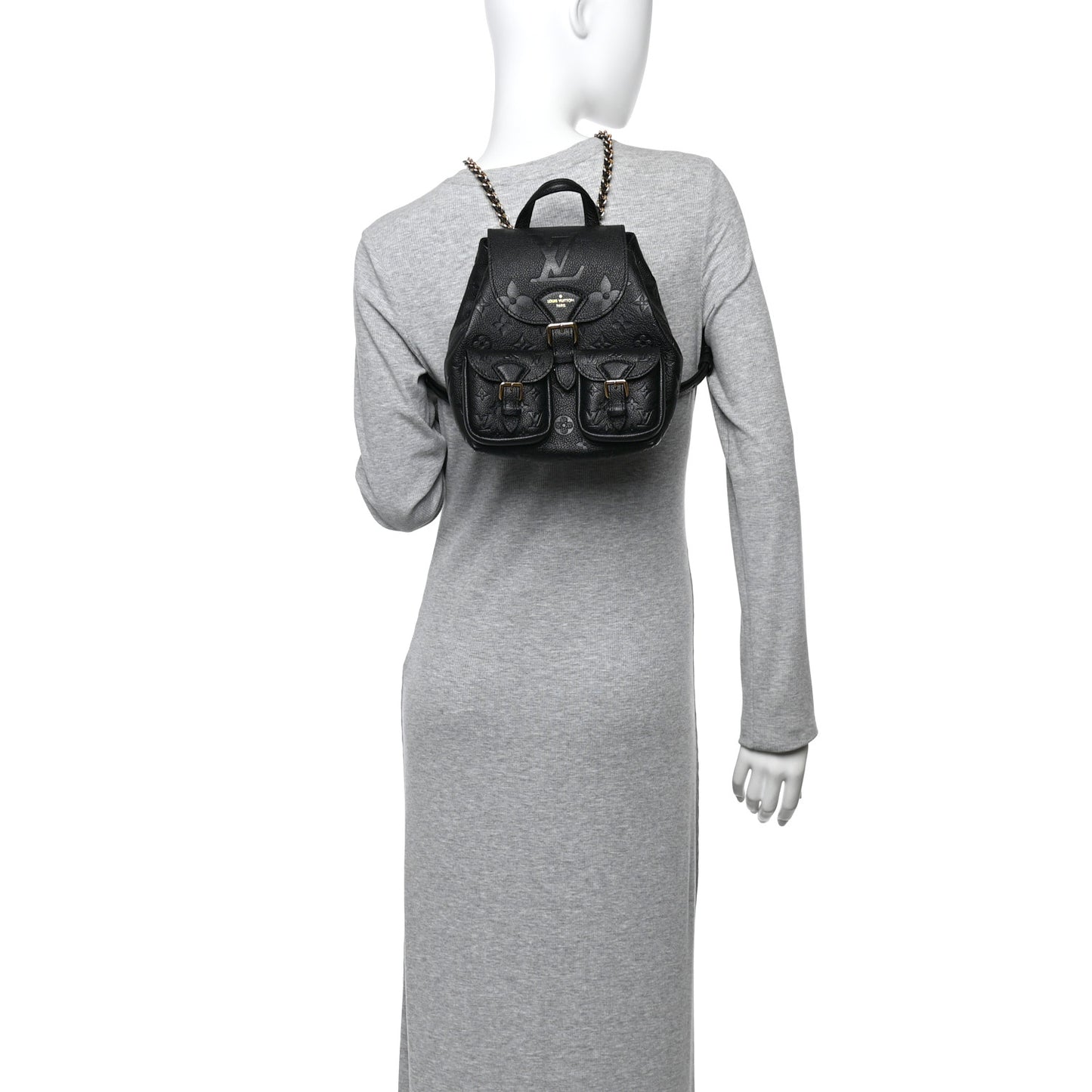 Empreinte Monogram Backup Backpack Black