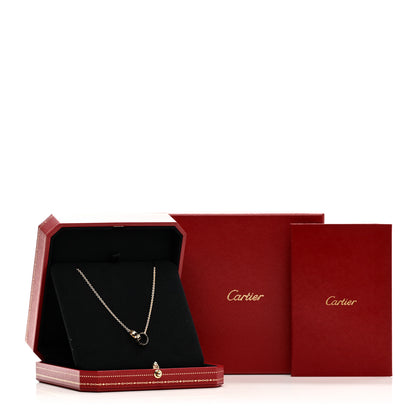 Cartier 18K Yellow Gold Interlocking LOVE Necklace 5 of 5
