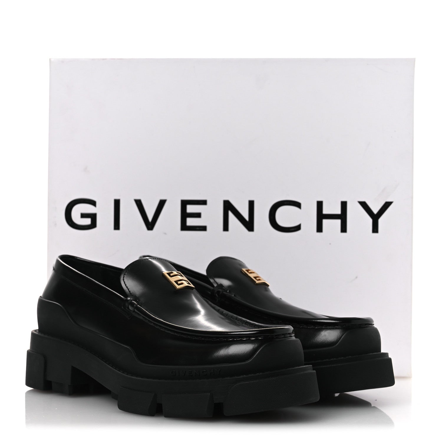 Givenchy Calfskin Terra Moccassins 40 Black 1816587 – FASHIONPHILE