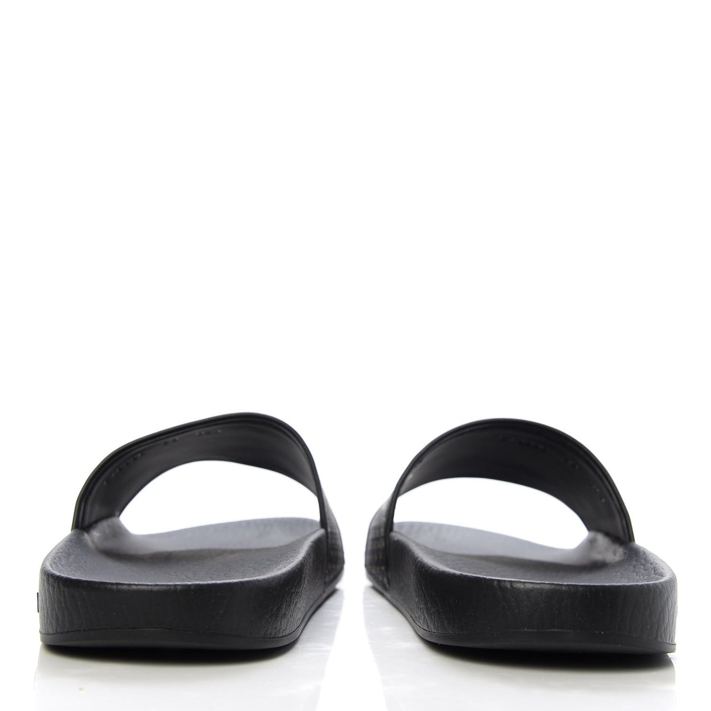 X SEGA Supreme Canvas GUCCY Stars Womens Slide Sandals 39 Black Gold
