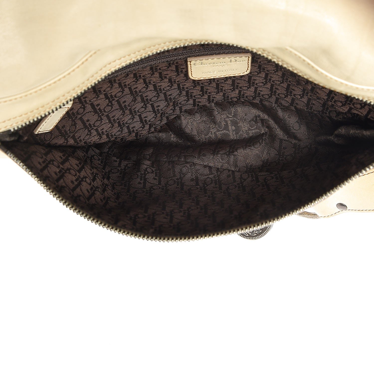 Christian Dior Calfskin Medium Gaucho Double Saddle Bag 271194