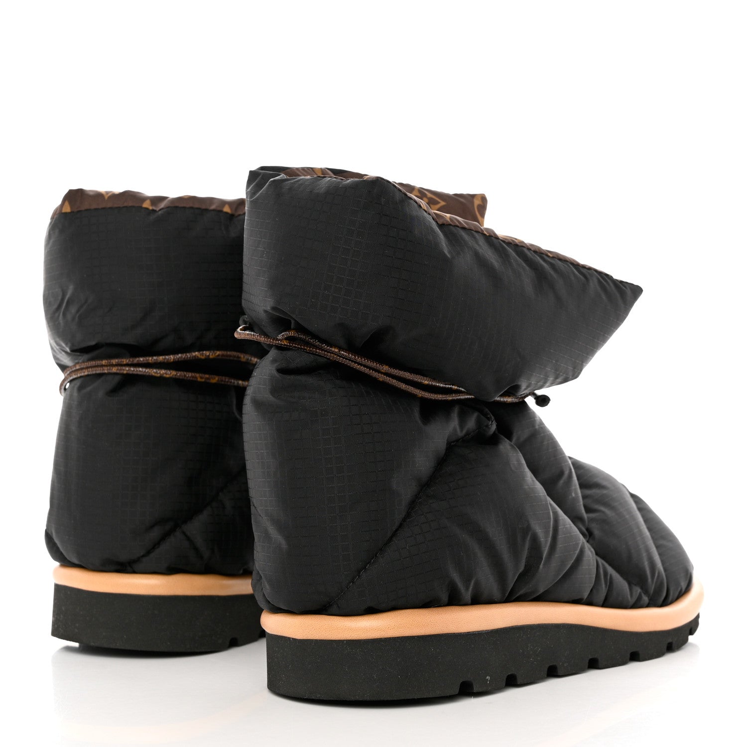 Louis Vuitton Nylon Monogram Pillow Comfort Ankle Boot 40 Black 4 of 10